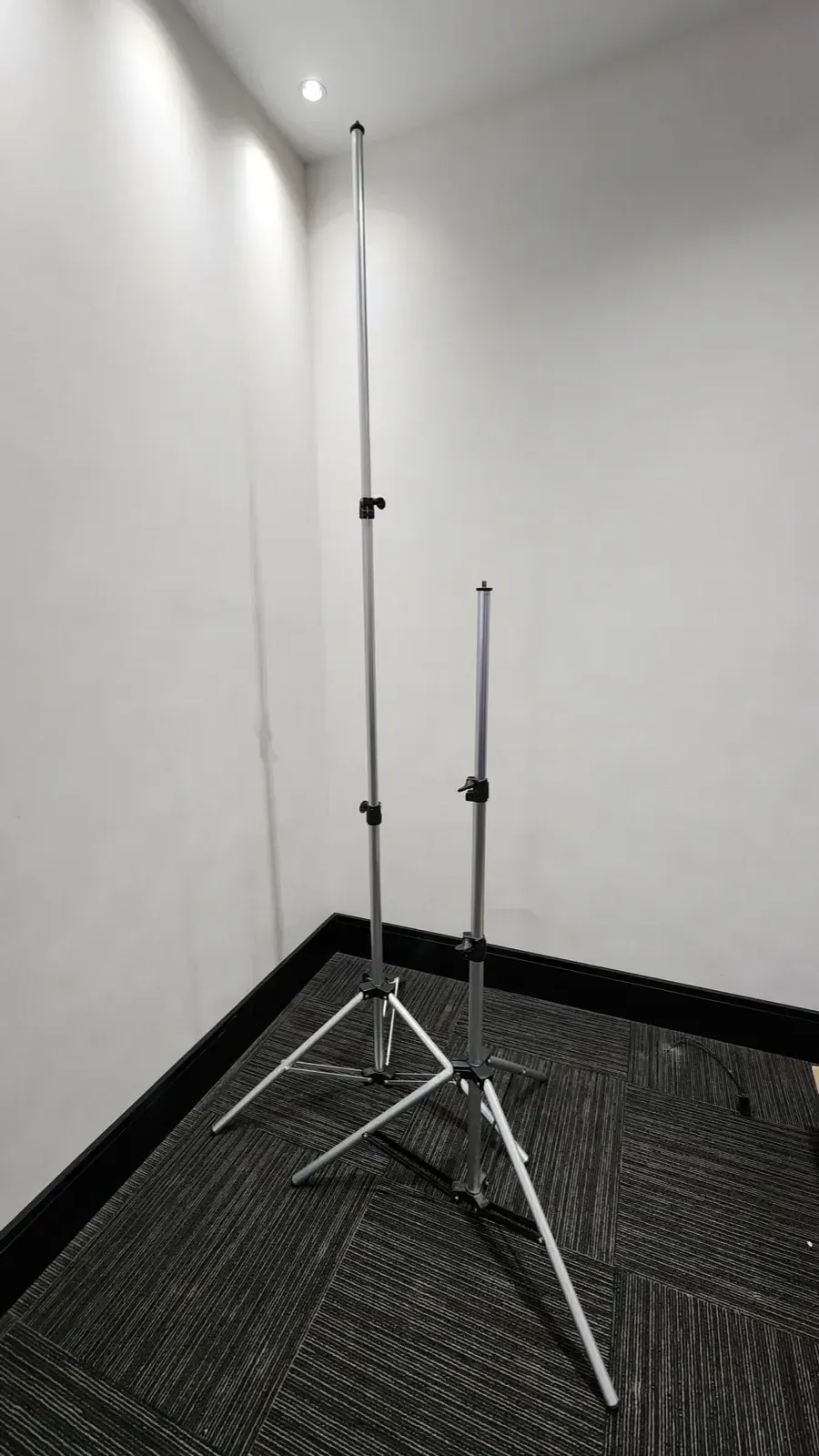 Incoflash Tripé Cadete I — Tripé de Alumínio para Iluminação, 0,84–2,40m (2 Unidades)
