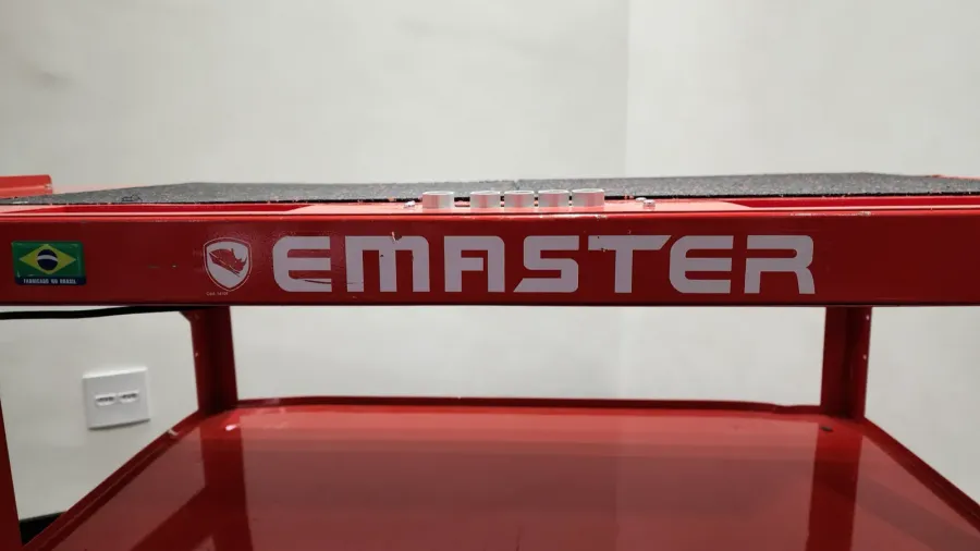 Bancada de Trabalho Emaster — Carrinho Organizador com Rodízios