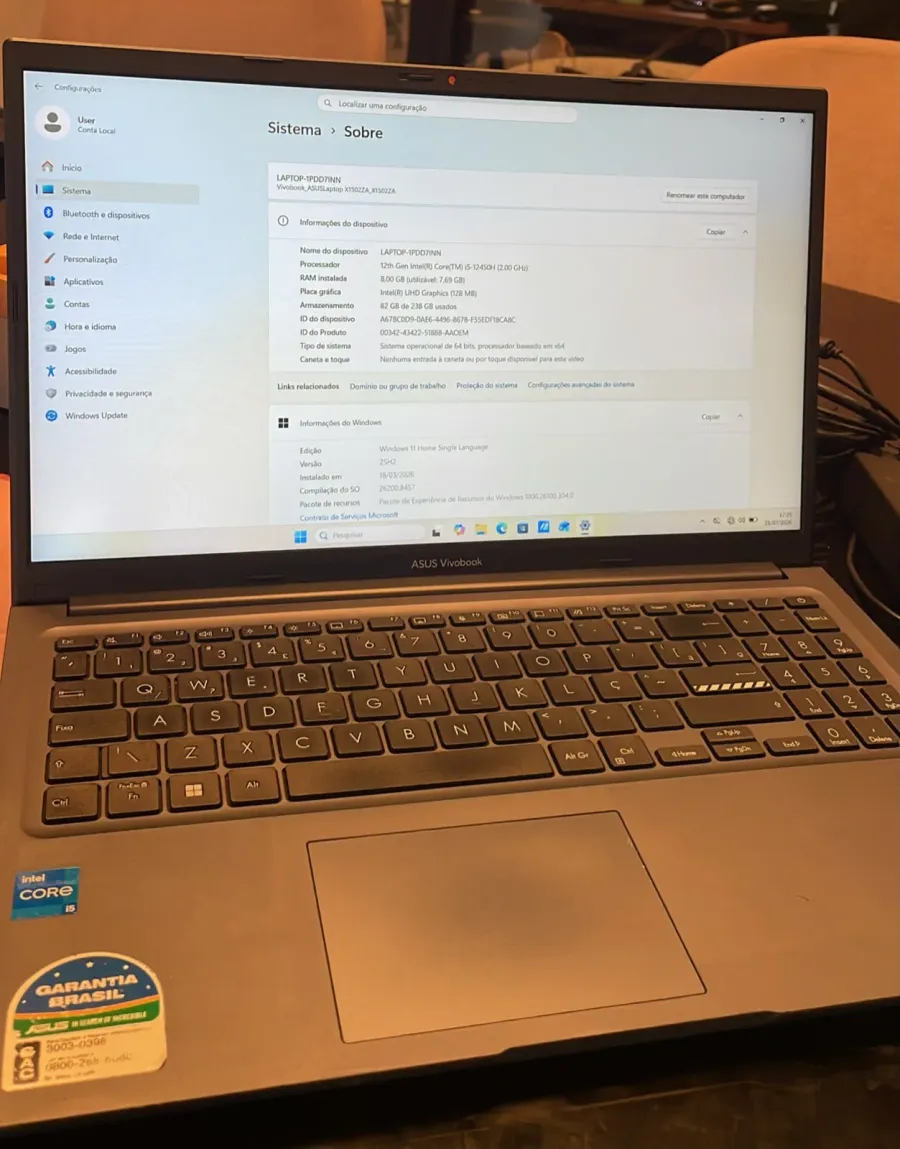 ASUS Vivobook 15 - i5-12450H, 8GB, 256GB SSD - X1502ZA-EJ1755W