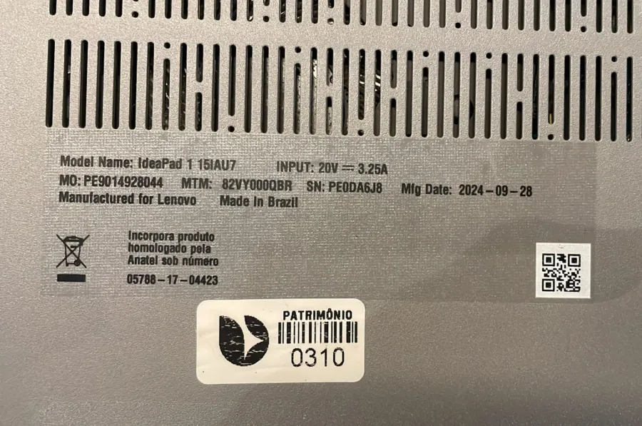 Lenovo IdeaPad 1 15IAU7 - i5-1235U, 8GB, 512GB SSD - 82VY000QBR