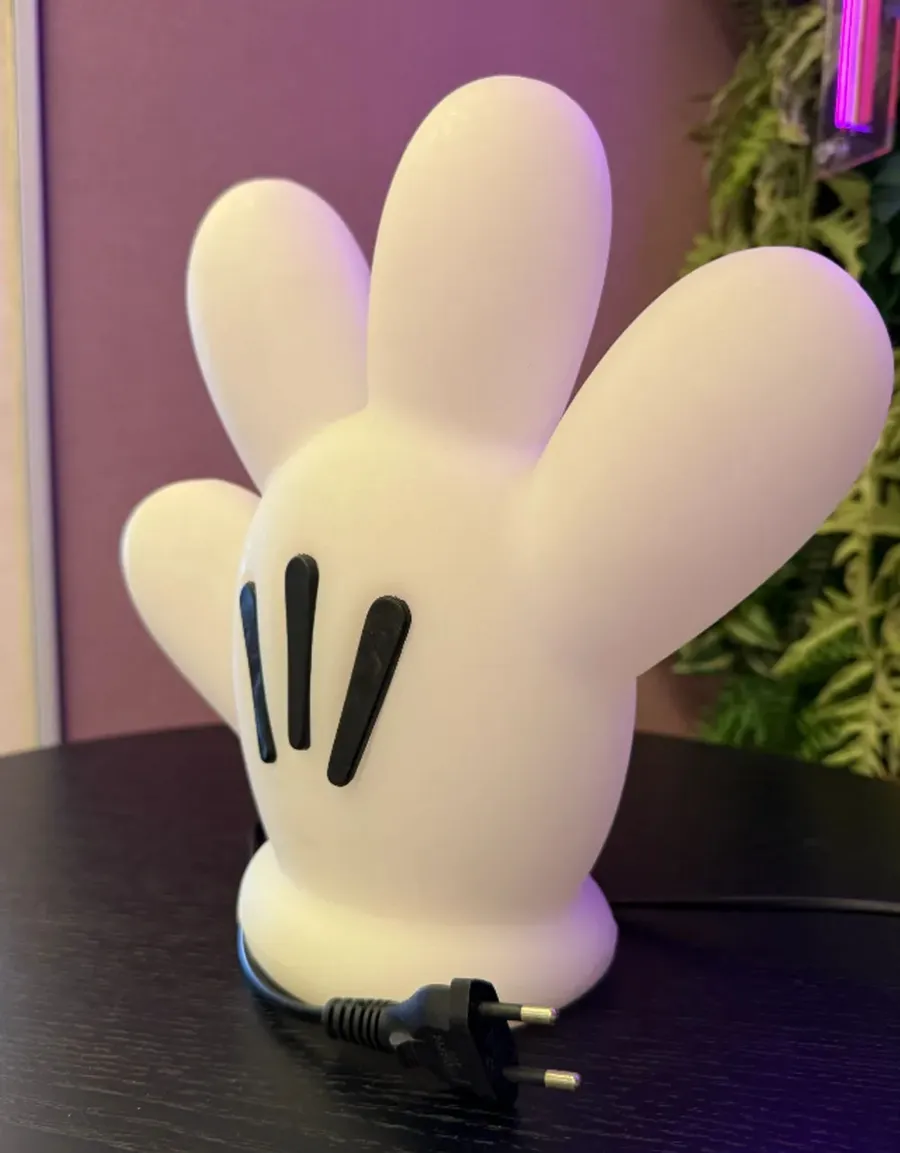 Luminaria Usare Luva Do Mickey Mouse sem Lâmpada - Disney
