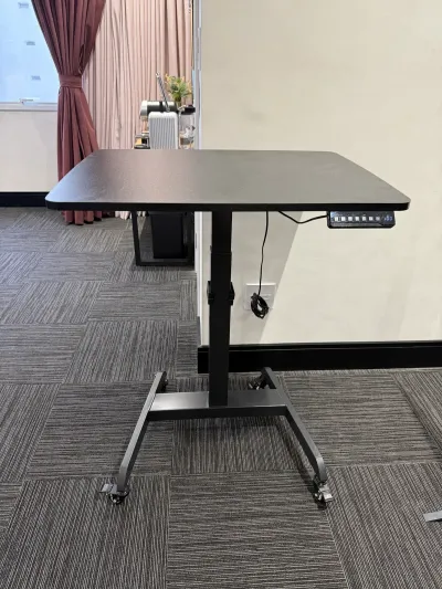 Mesa Elétrica de Altura Regulável Slikdesk Flex Pro — 80x60cm, com Rodízios