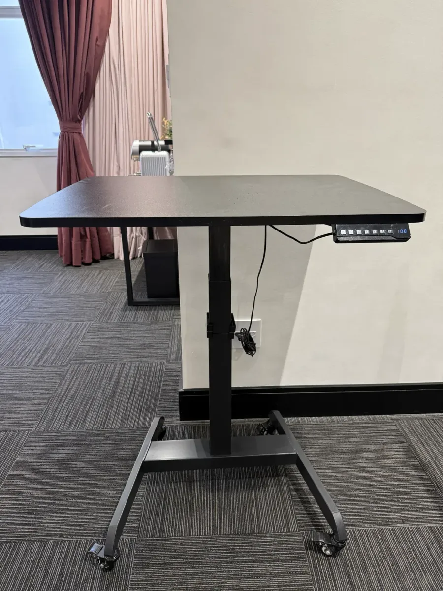 Mesa Elétrica de Altura Regulável Slikdesk Flex Pro — 80x60cm, com Rodízios