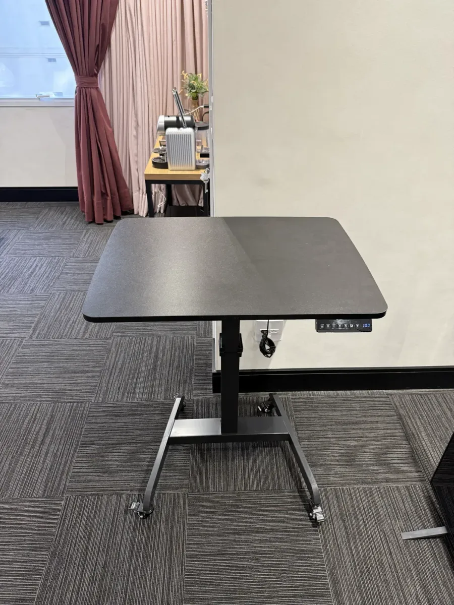 Mesa Elétrica de Altura Regulável Slikdesk Flex Pro — 80x60cm, com Rodízios