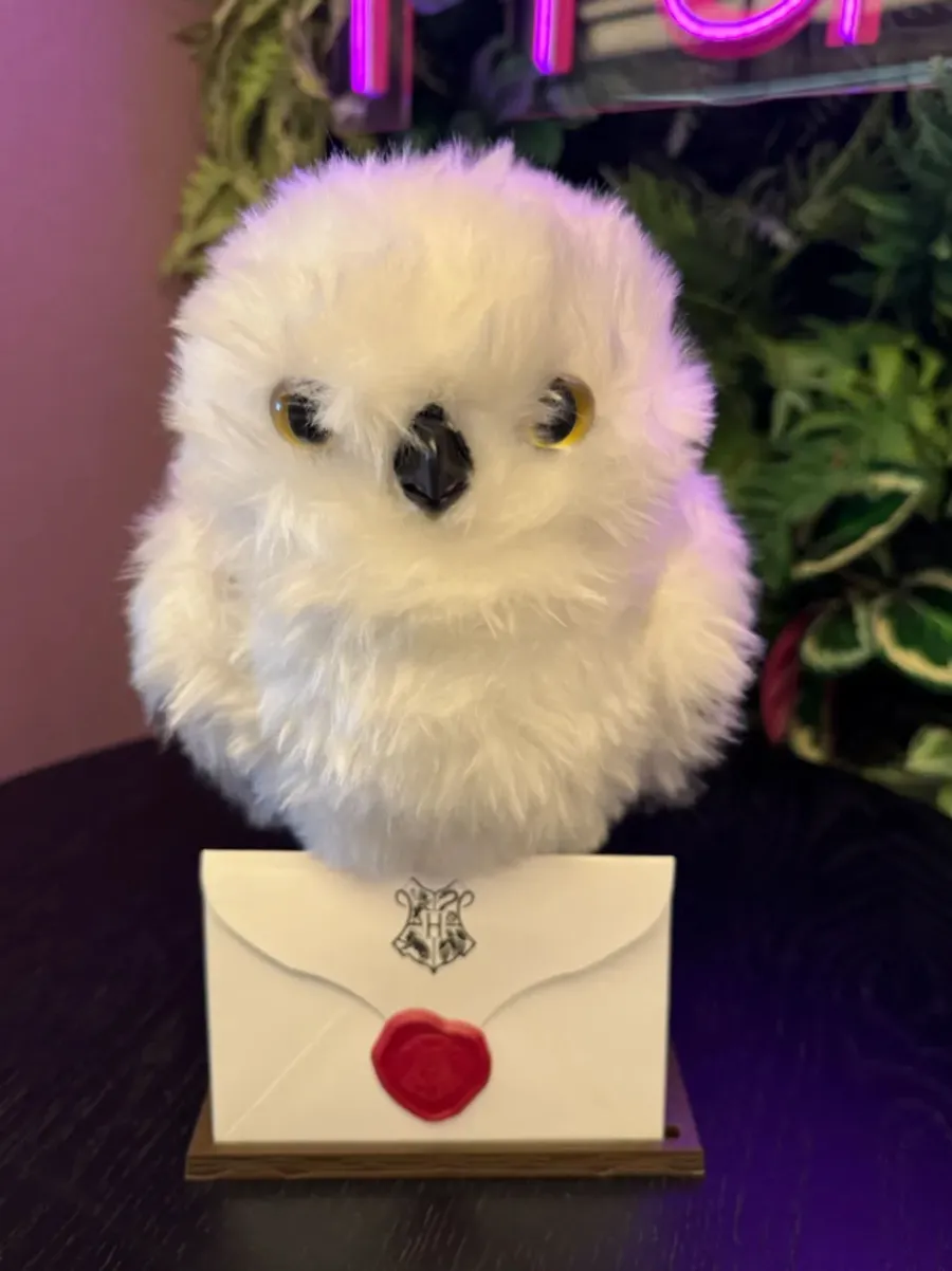 Pelúcia Da Coruja Edwiges Do Mundo Mágico - Wowj