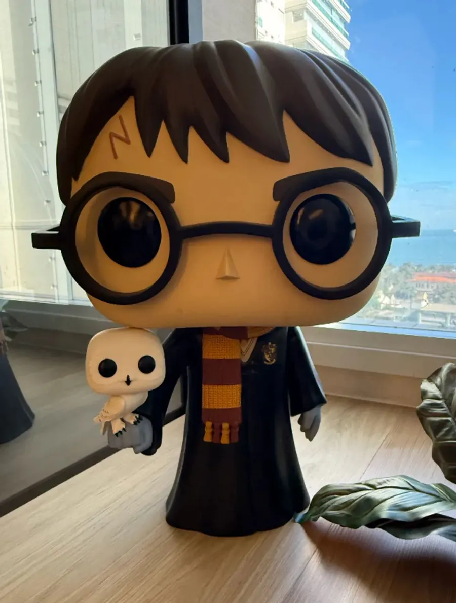 Funko Pop! Harry Potter Com Hedwig - 18 Polegadas - 40cm