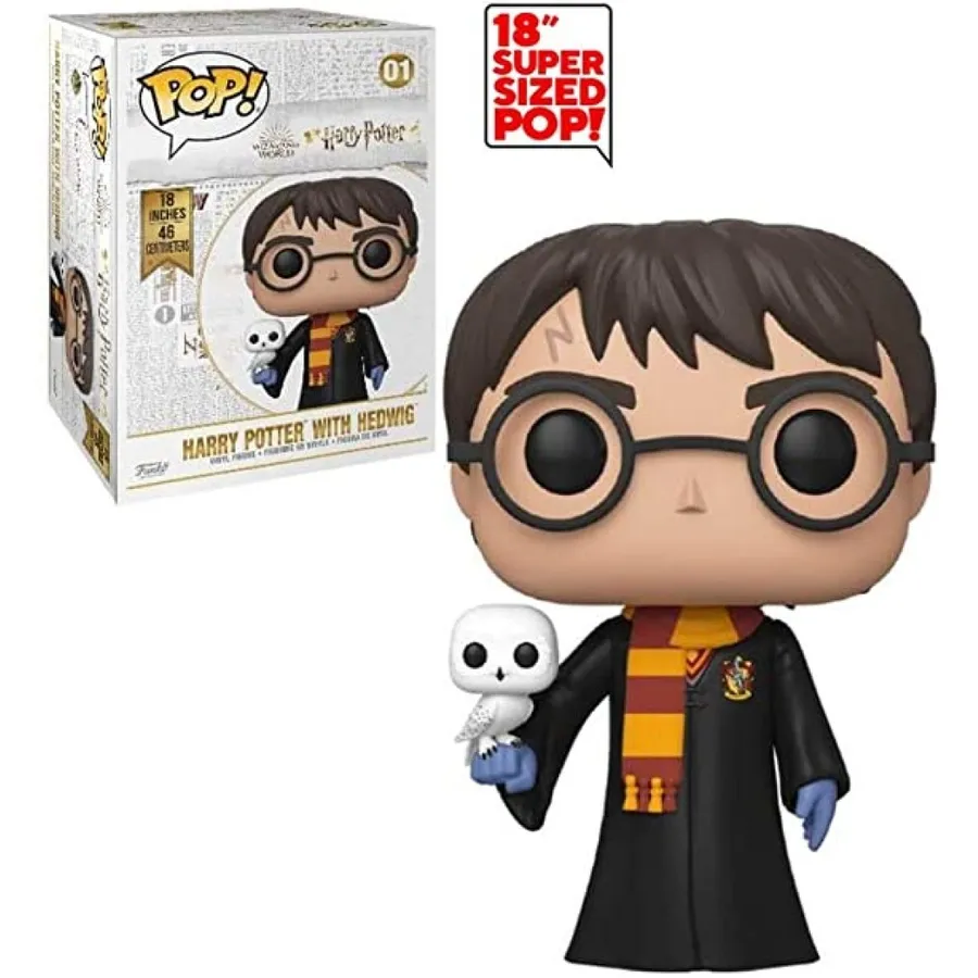 Funko Pop! Harry Potter com Hedwig — 40 cm (18")