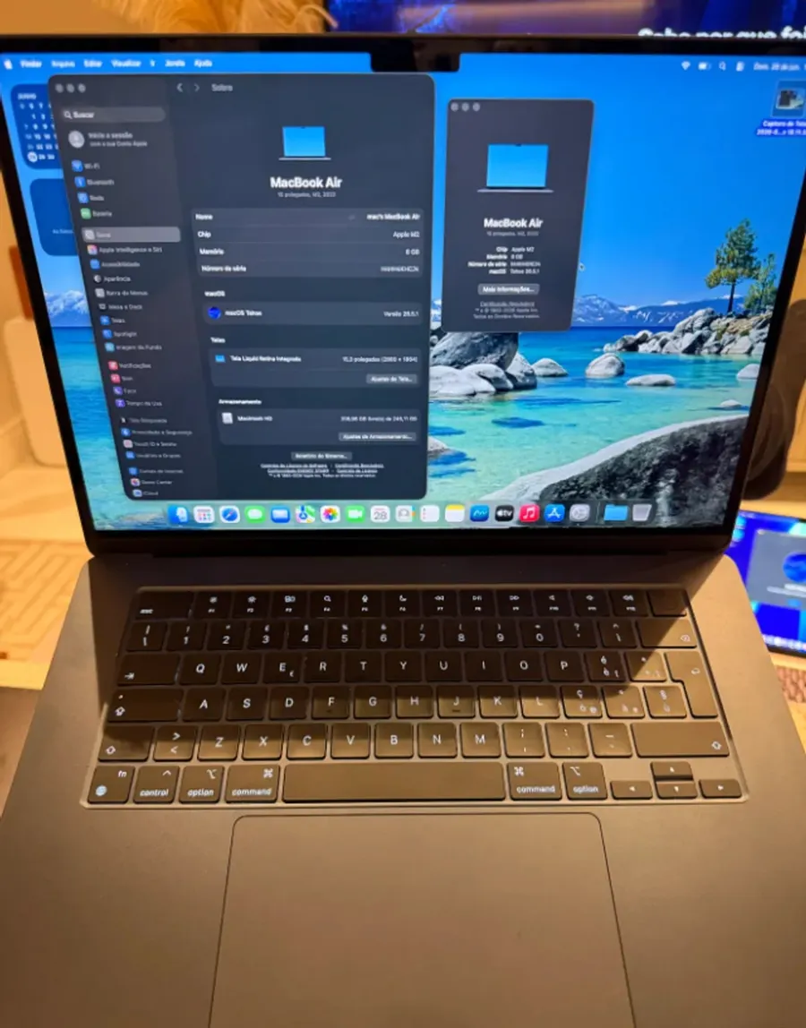 MacBook Air 15" (2023) - Azul Meia-Noite