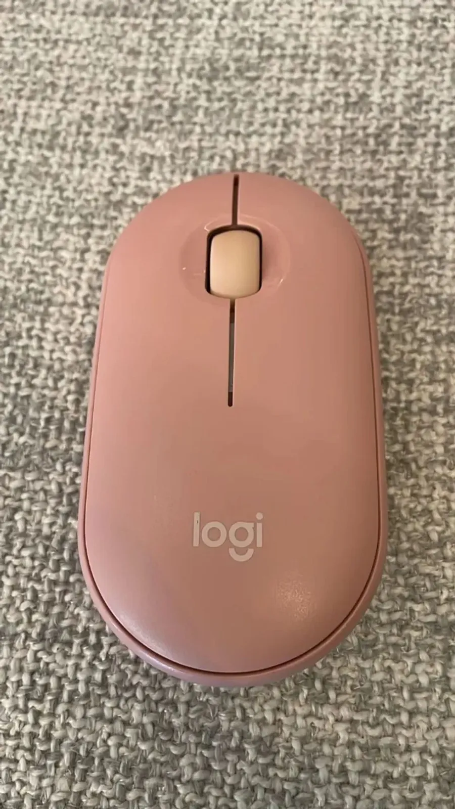 Mouse sem fio Logitech Pebble 2 M350S - Rosa