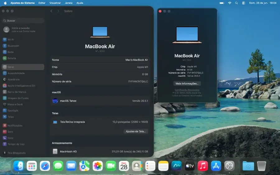 MacBook Air 13" (2020) - Ouro Rosê