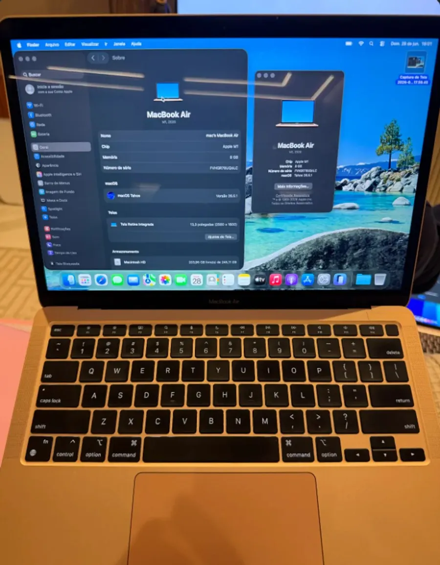 MacBook Air 13" (2020) - Ouro Rosê
