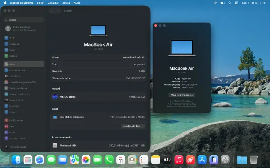 MacBook Air 13" (2020) - Space Gray