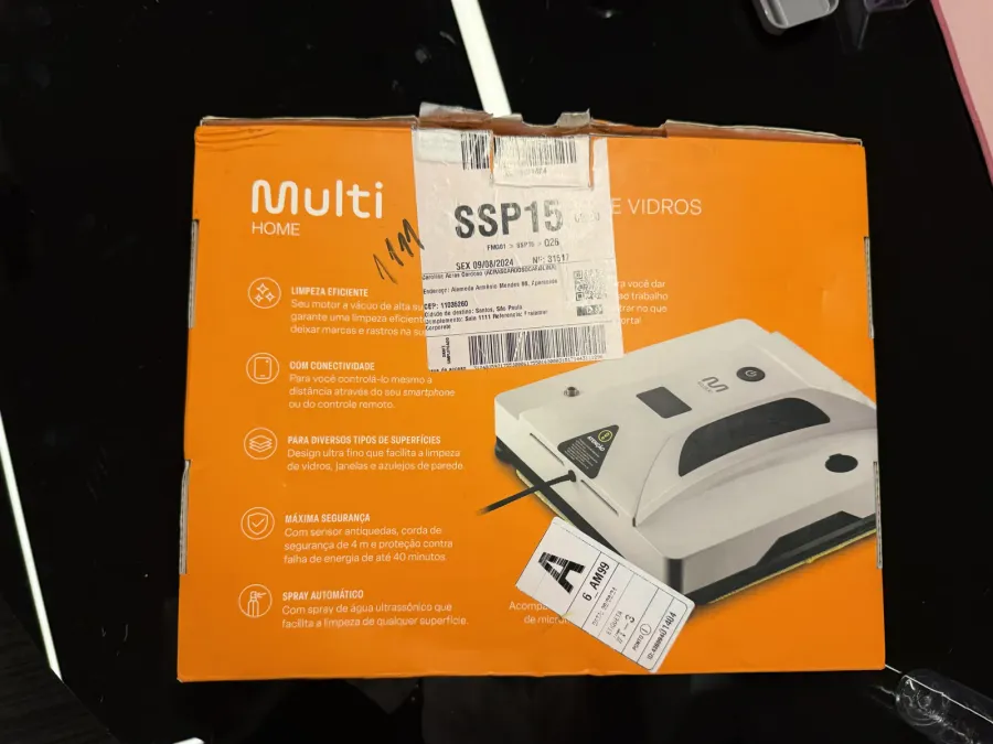 Robô Limpador de Vidros Multi CleanBot Aqua R1800 — Bivolt